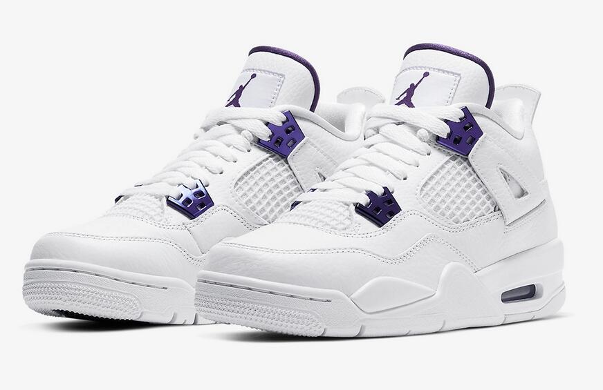 Men's Hot Sale Running weapon Air Jordan 4 'Metallic Purple' Shoes 0169 Men's Hot Sale Running weapon Air Jordan 4 'Metallic Purple' Shoes 0169